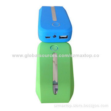 Hot-selling Piano Lacquer Power Bank with LED Light